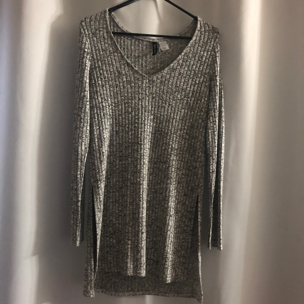 Long pullover sweater